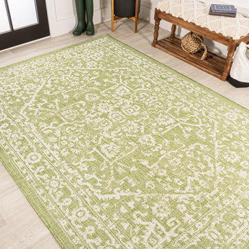 Malta Bohemian Medallion Textured Weave Indoor/outdoor Area Rug